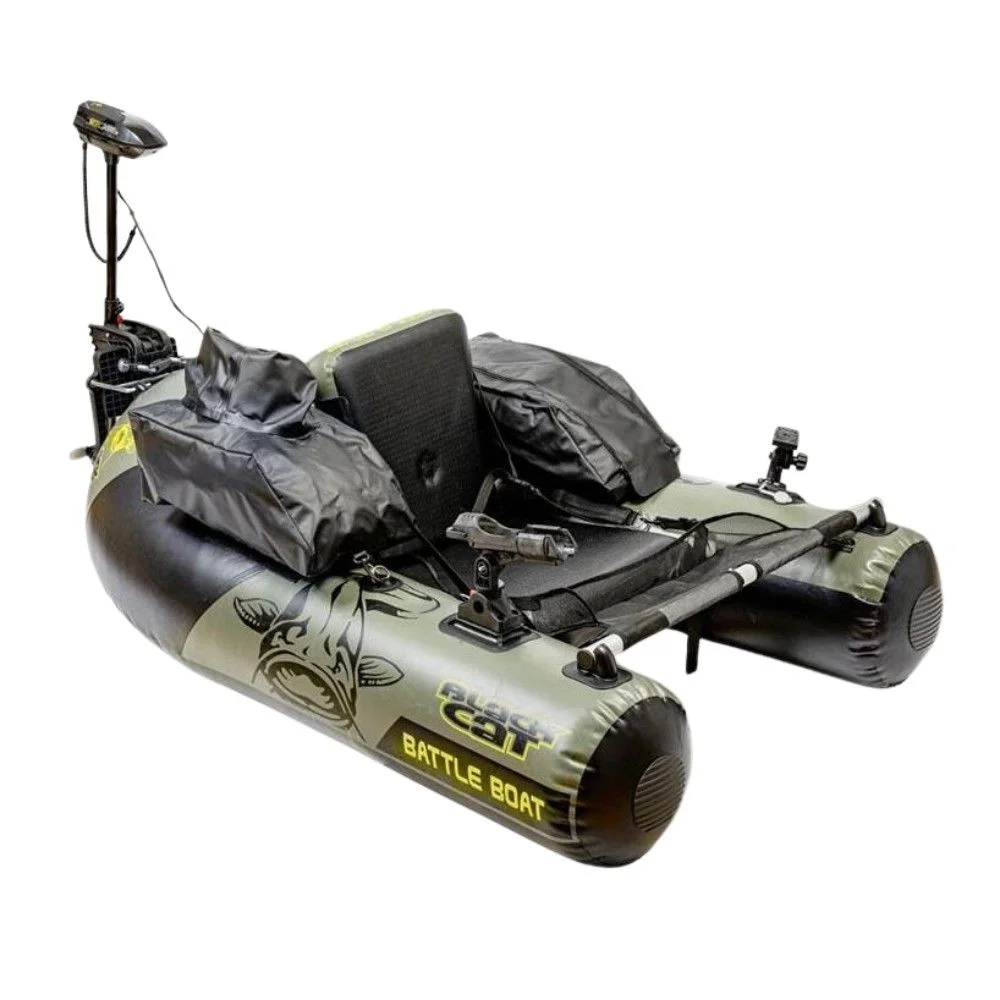 Black Cat Battle Boat Sada 170 cm 113 cm + Elektromotor