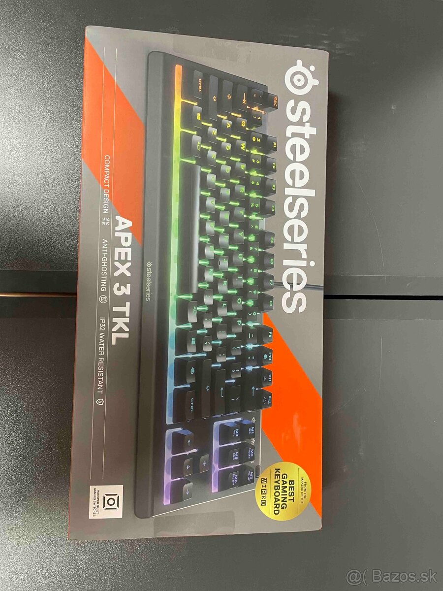 Predám STEELSERIES APEX 3 ČIERNA - NOVÁ