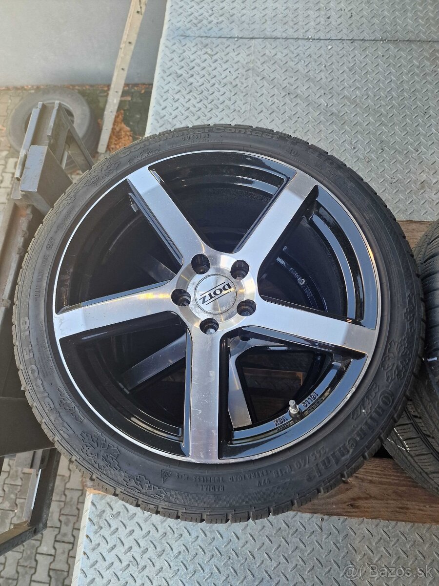 Alu disky 5x112 r18; 8.5Jx18H2 so zimným pneu