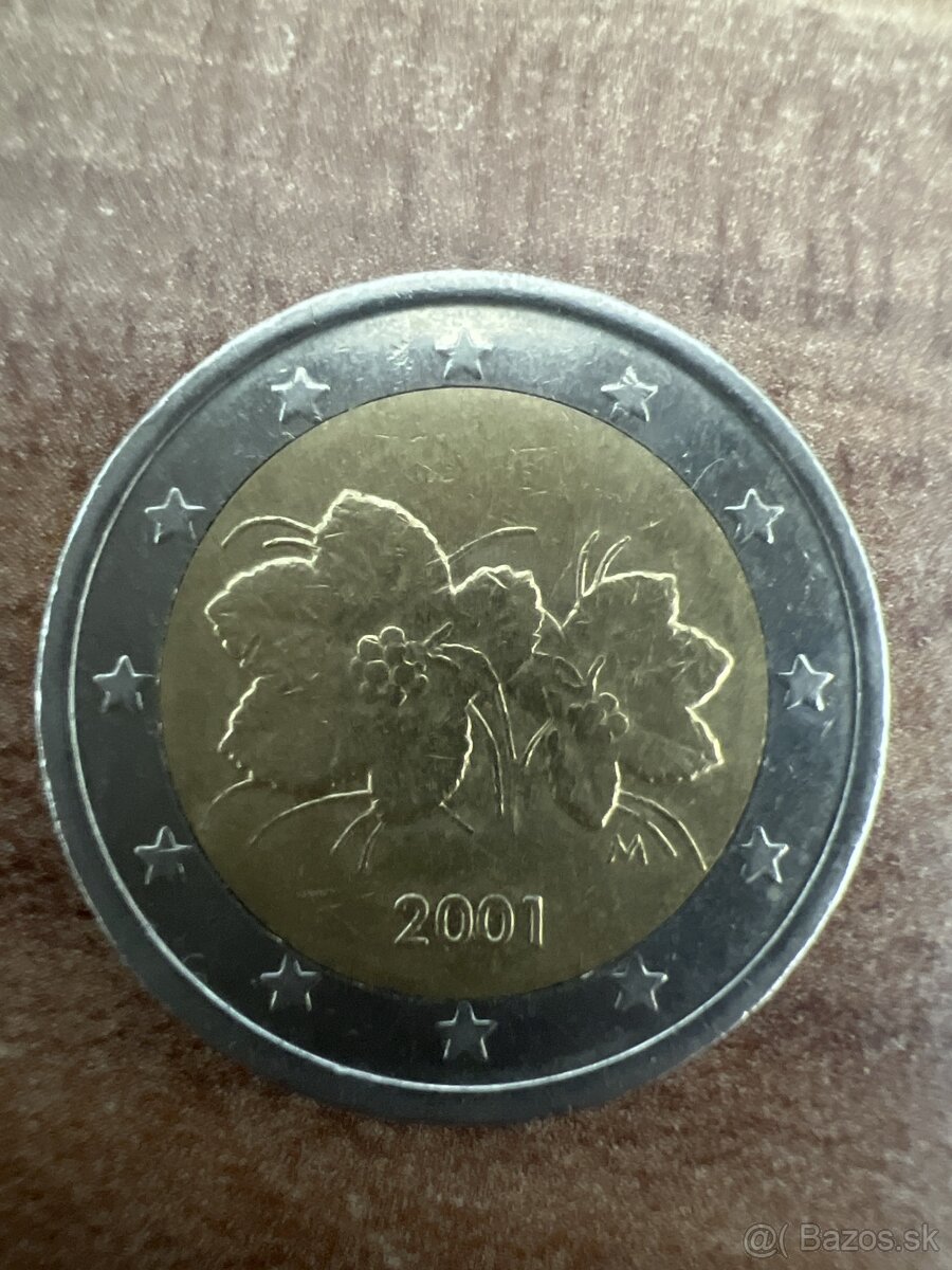 2€ minca Fínsko 2001