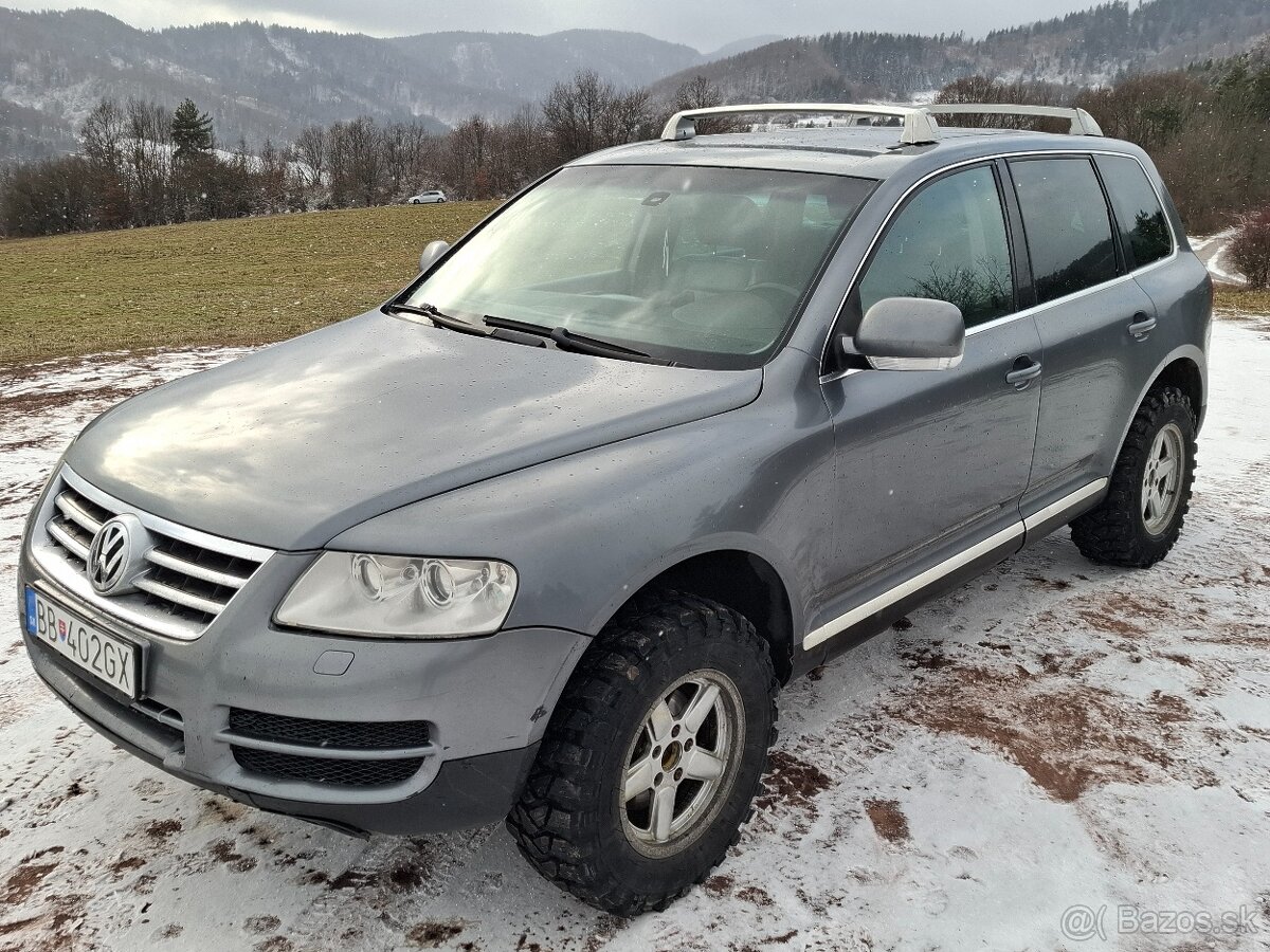 Volkswagen Touareg 2.5tdi 6st Manuál pevný podvozok 3,5t ťaž