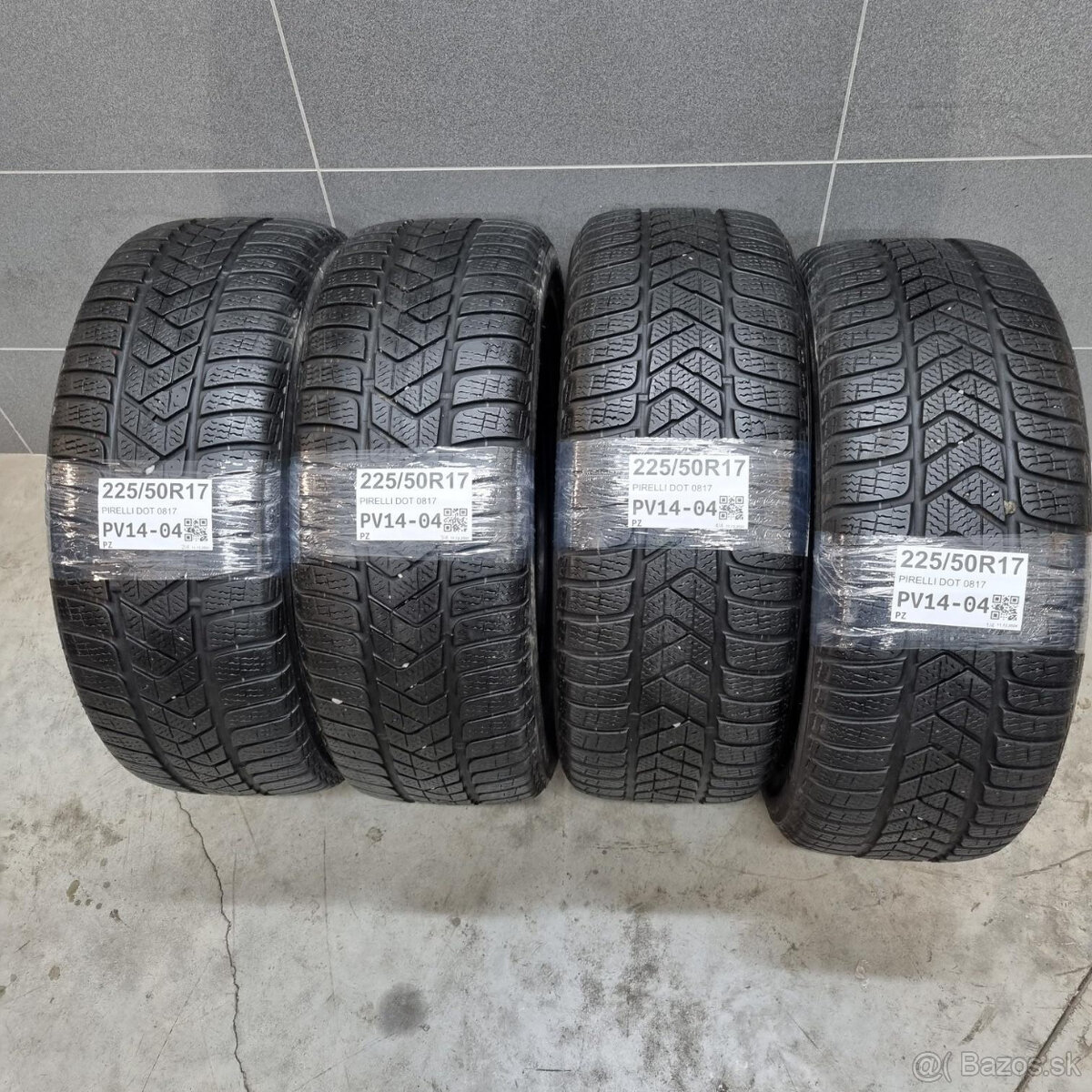 Zimné pneumatiky 225/50 R17 PIRELLI DOT0817