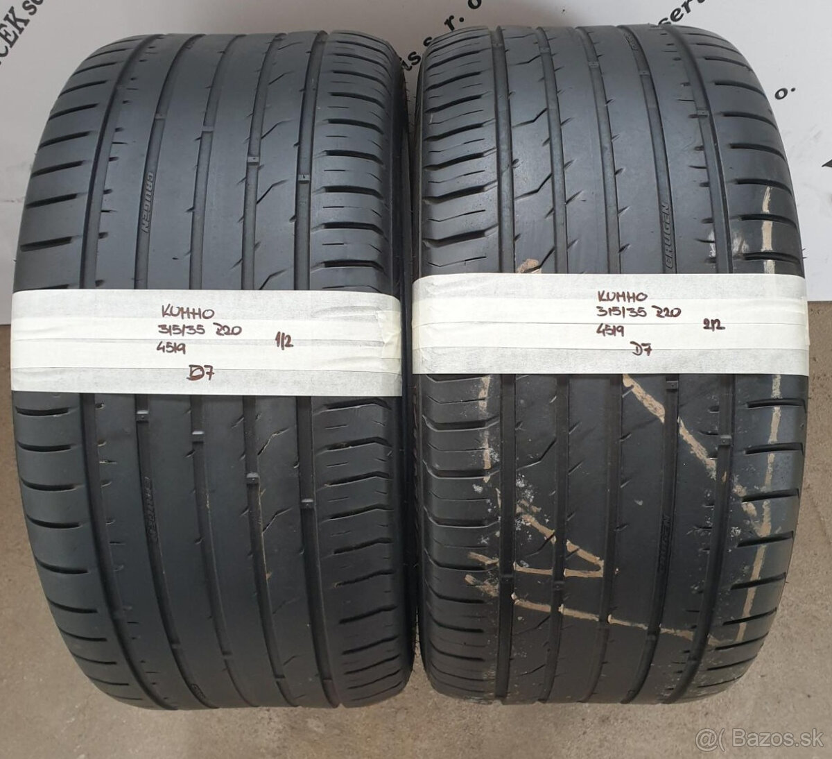 Letné pneumatiky 315/35 R20 KUMHO DOT4519