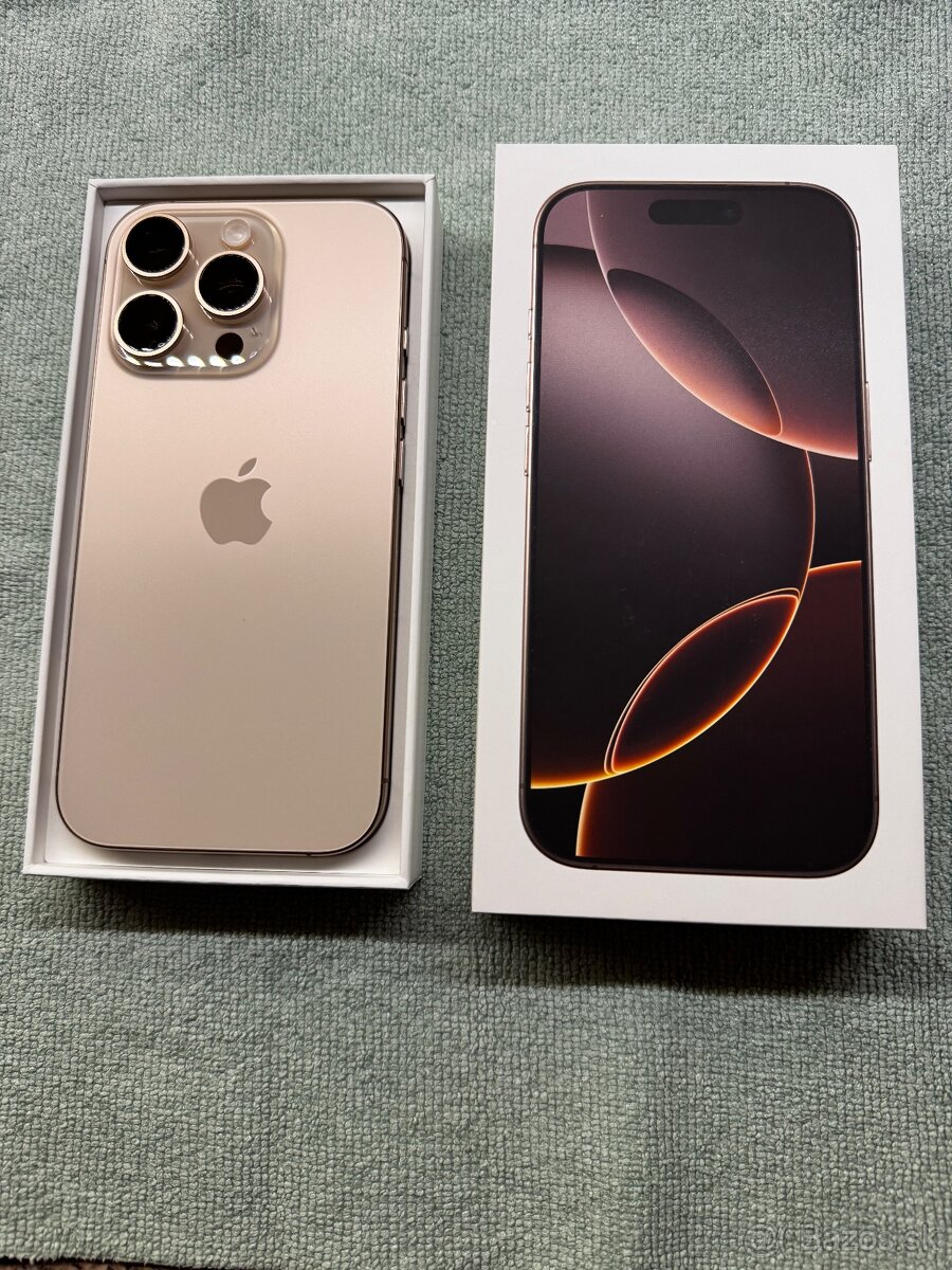 iPhone 16 PRO 128GB vo farbe Desert Titanium