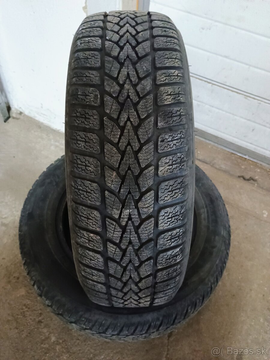 Zimné pneumatiky 2ks Dunlop 195/65 R15 91T