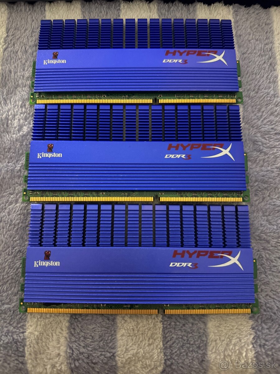 Pamäť RAM HyperX 3x6gb 1600MHz