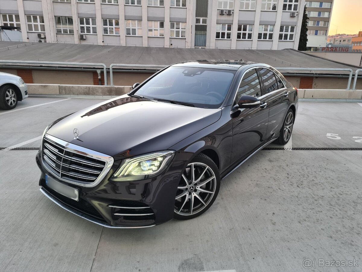 Mercedes S 400d 4Matic AMG, Ruby black