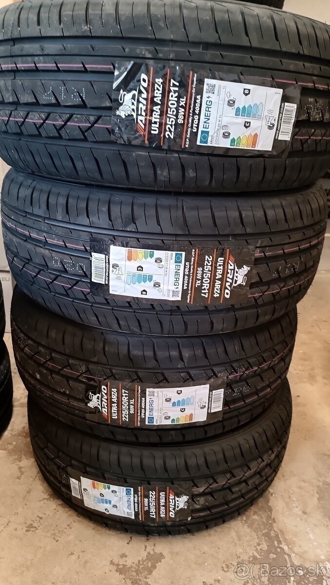 225/50 R17 letné DOT 2024