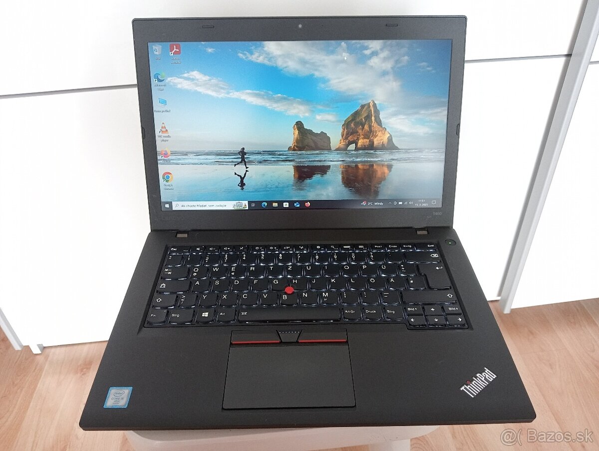 Lenovo Thinkpad T460 ,Intel core i5 ,8gb ram ,podsvietená kl