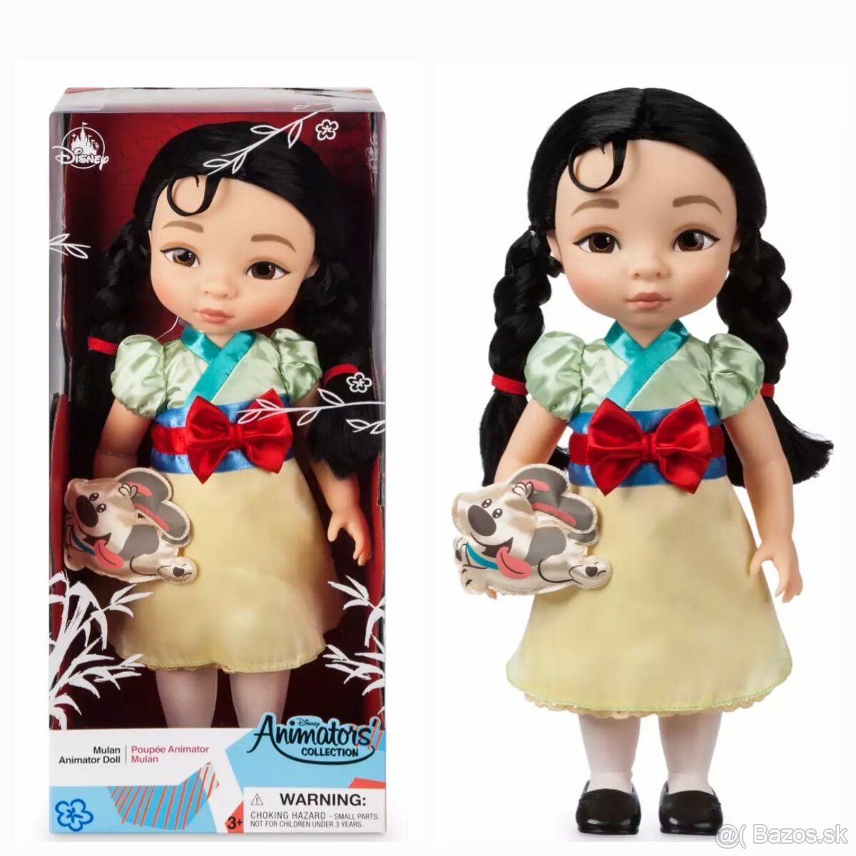 MULAN bábika/Mulan animator doll original Disney