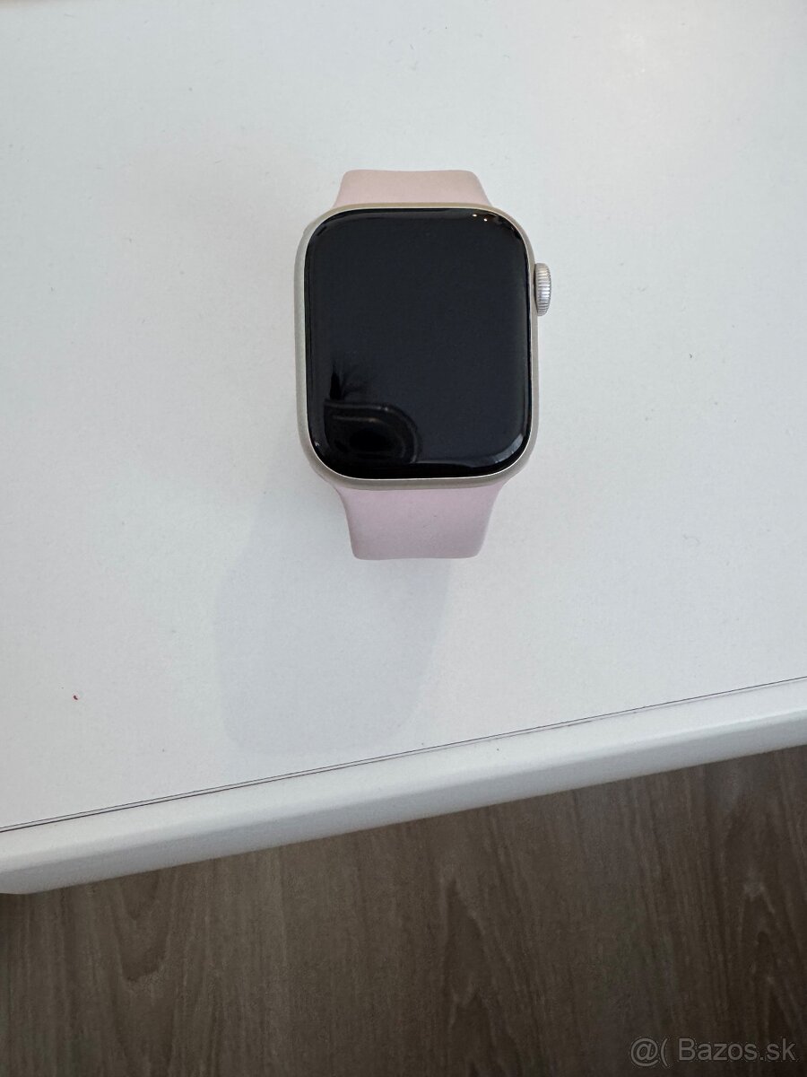 Apple watch series 8, 41mm, white titanium