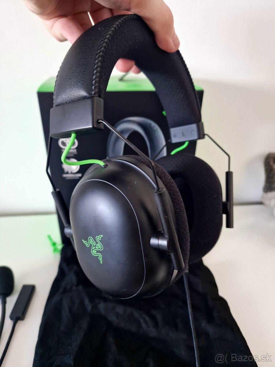 Predám Razer Blackshark V2 + USB Mic Enhancer