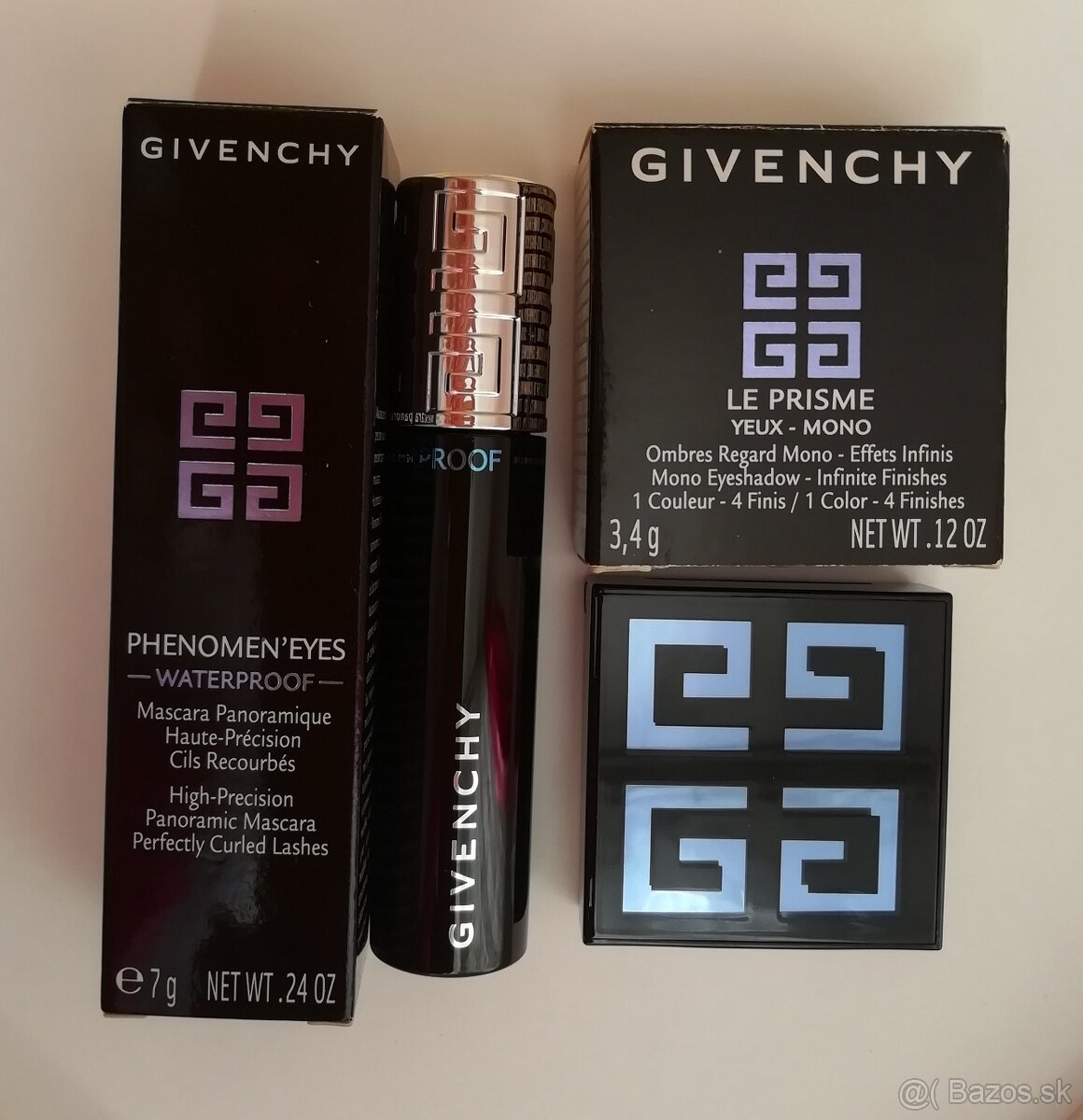 Givenchy riasenka Phenomen'eyes a očné tiene Le Prisme