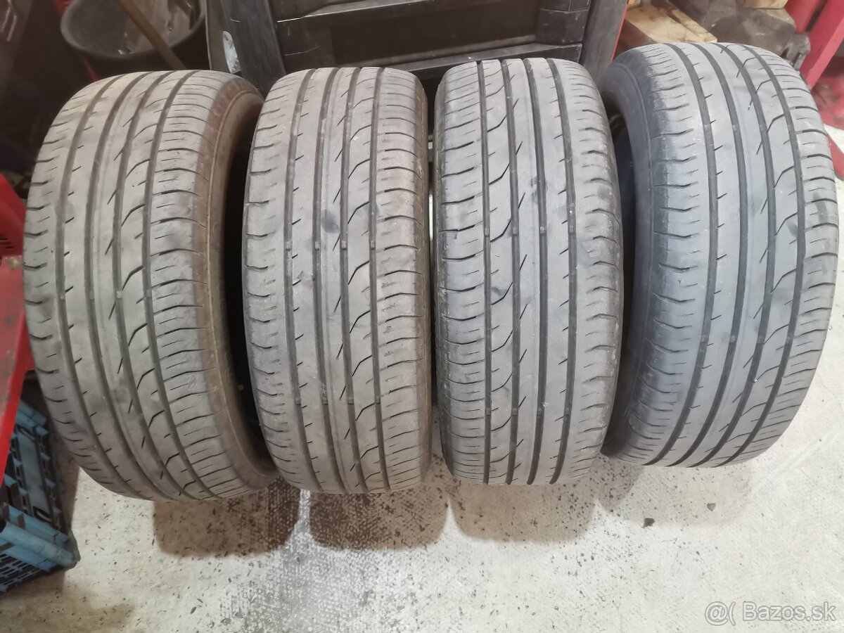 Predám letné pneu continental 205/55r16