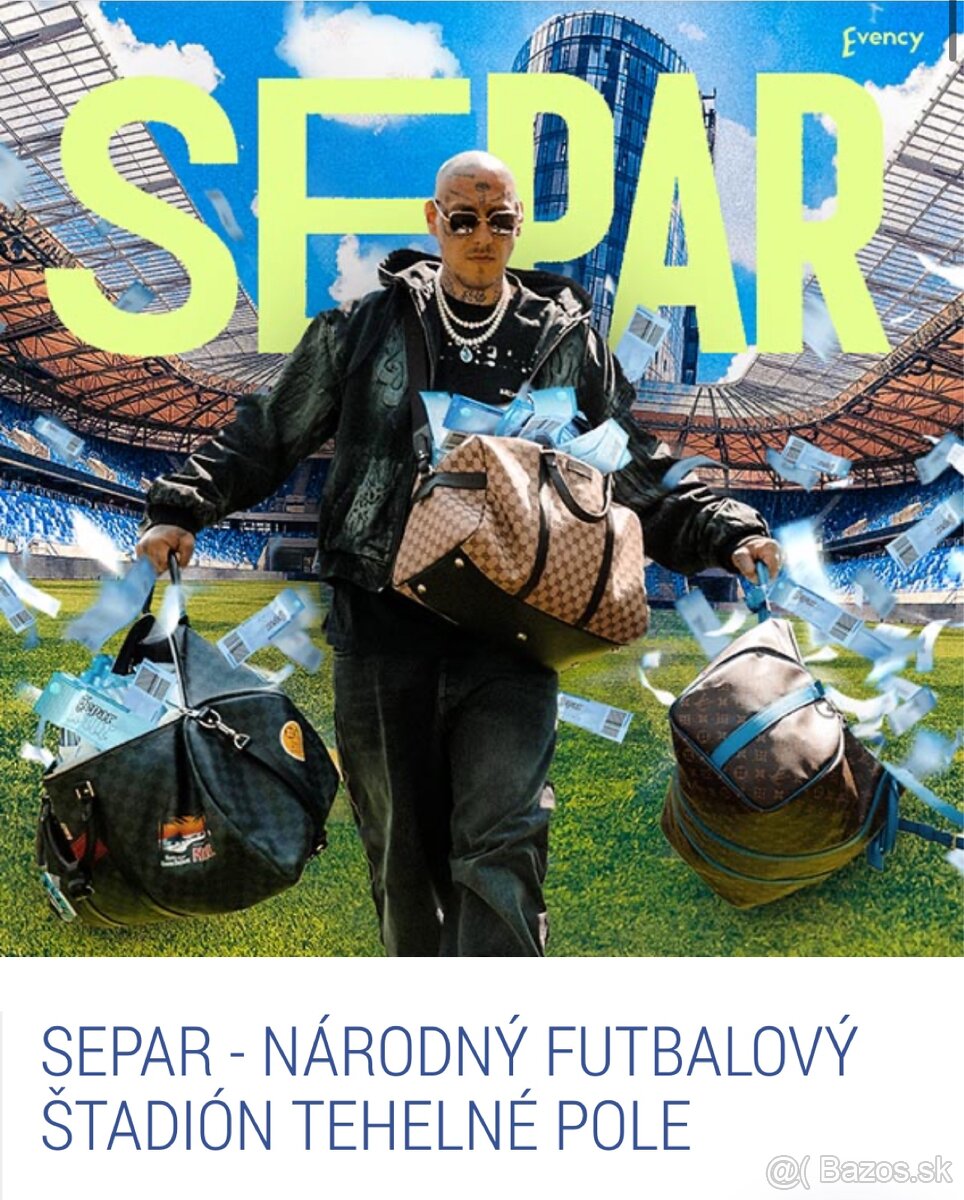 Separ 2 lístky 6.9.2025