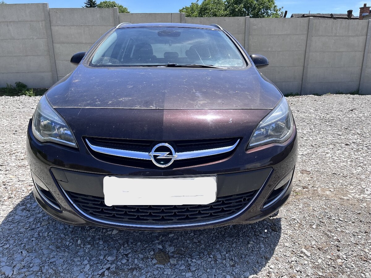 Opel Astra J 09-15 predok naraznik kapota batniky komplet