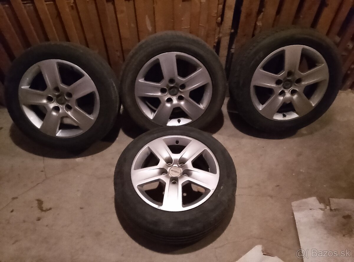 Predám Hliníkové Disky Org Škoda 5x112 R16 ET 42