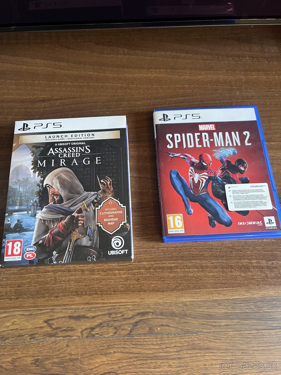 Spider Man 2 Assassin’s Creed Mirage Launch Edition