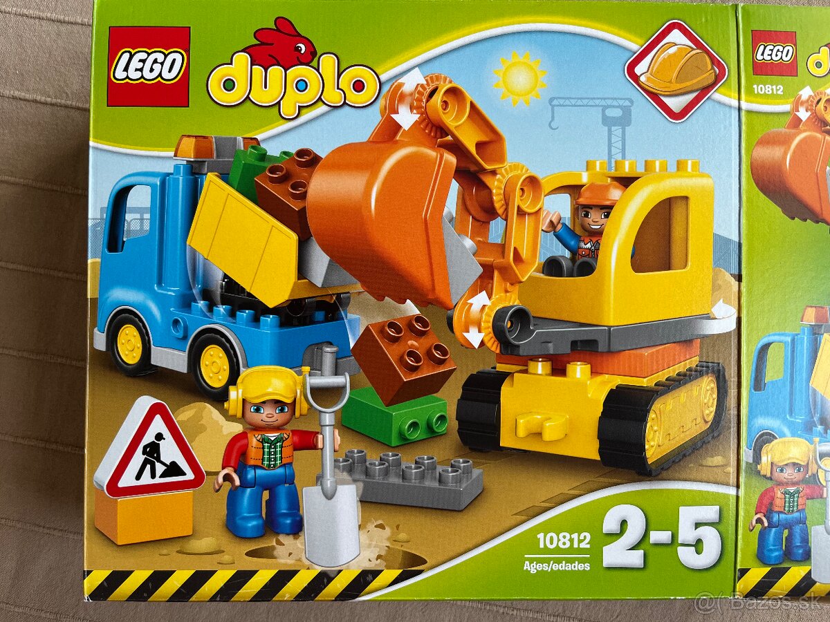 Lego duplo 10812 pásový bager a nakladiak