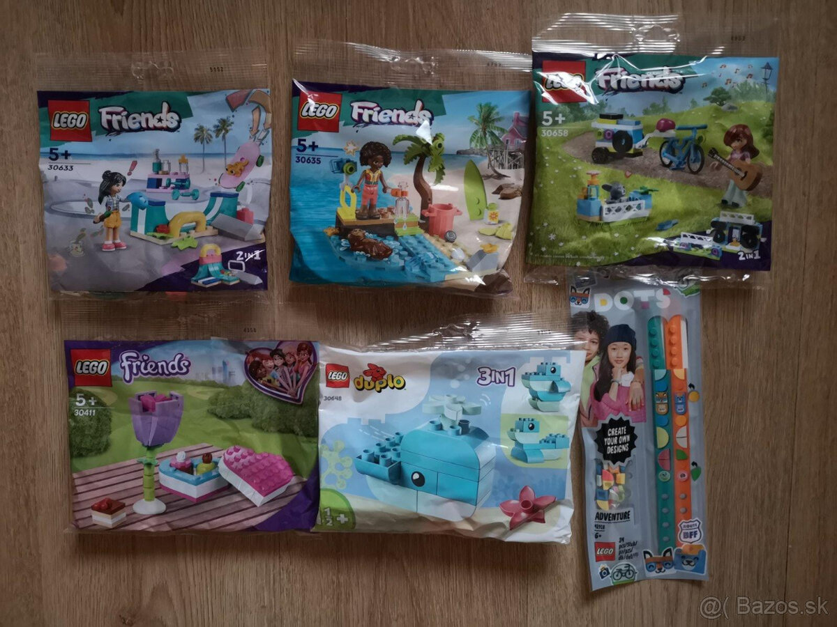 Lego sáčky nové - polybags friends, dots a duplo