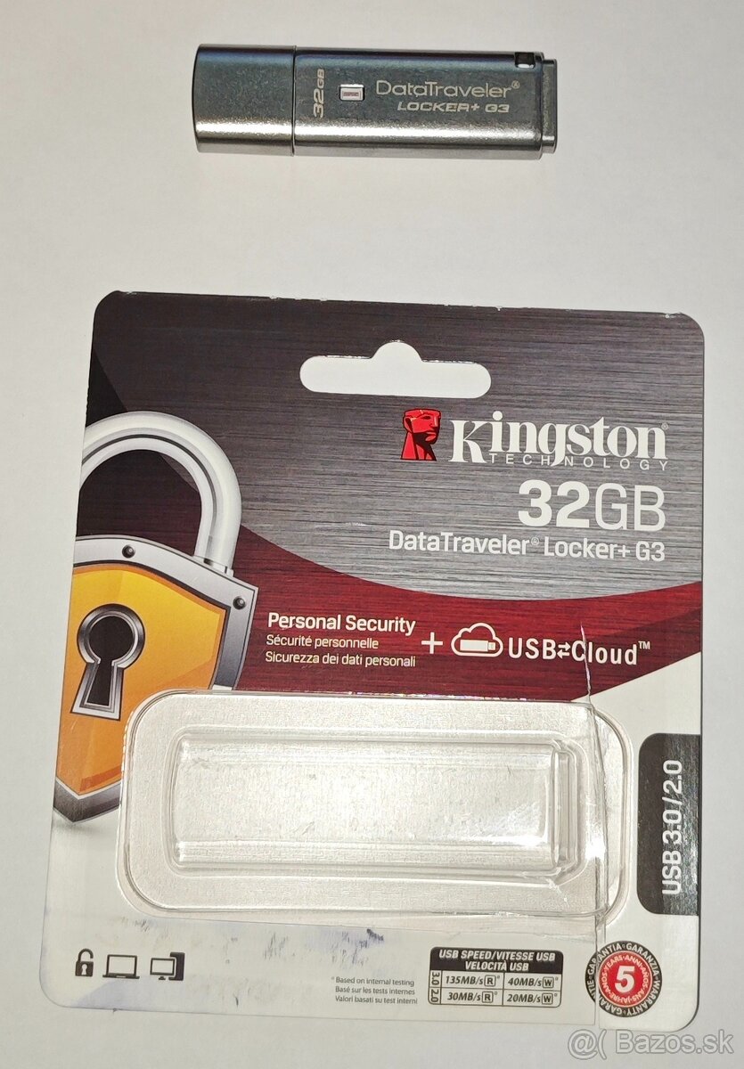 32GB USB 3.0 DT Locker+ G3 (vc. A. Data Security)