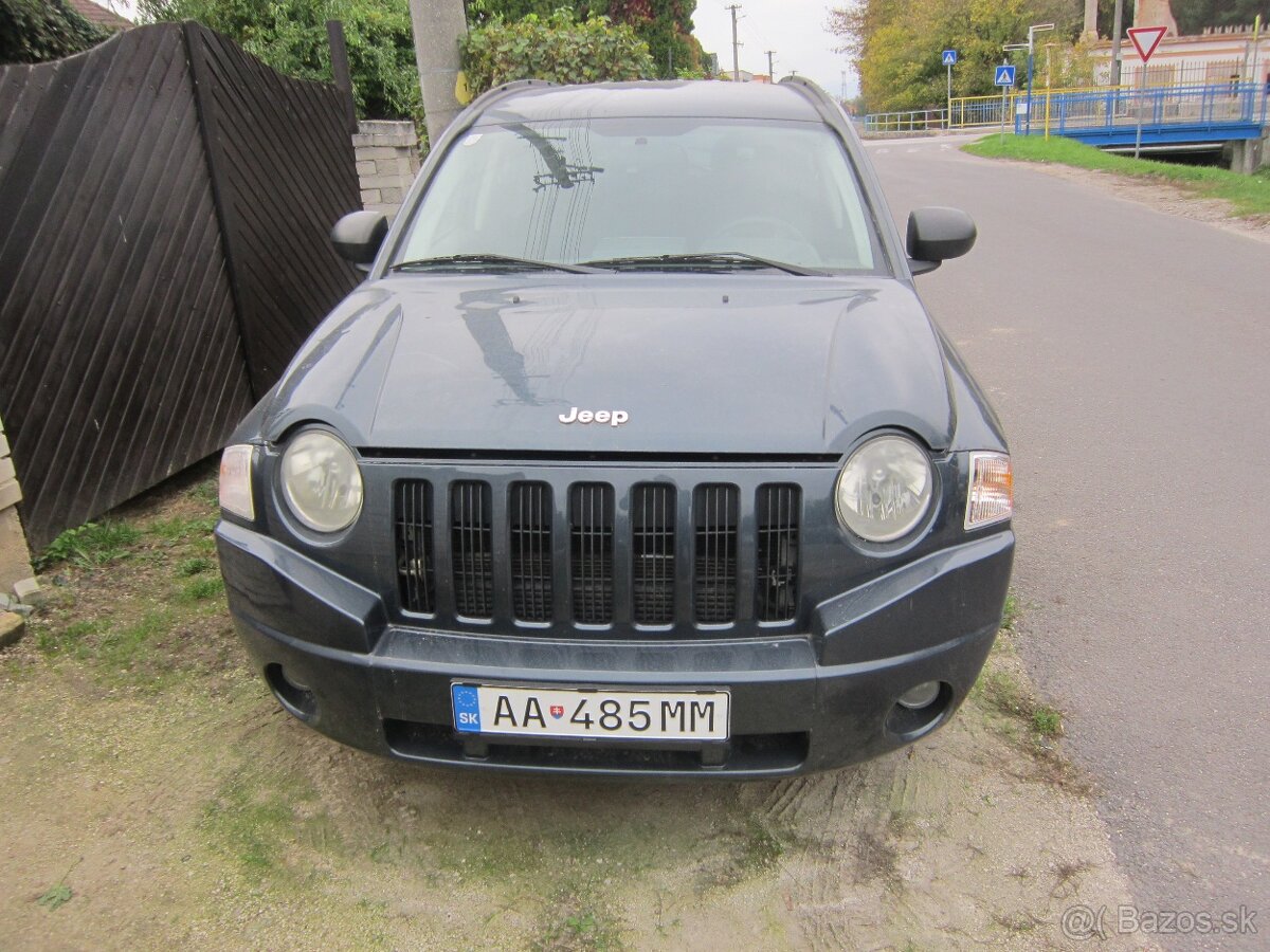 Jeep Compass, rok 6/2007, 88 kW, čerstvo prihlásený