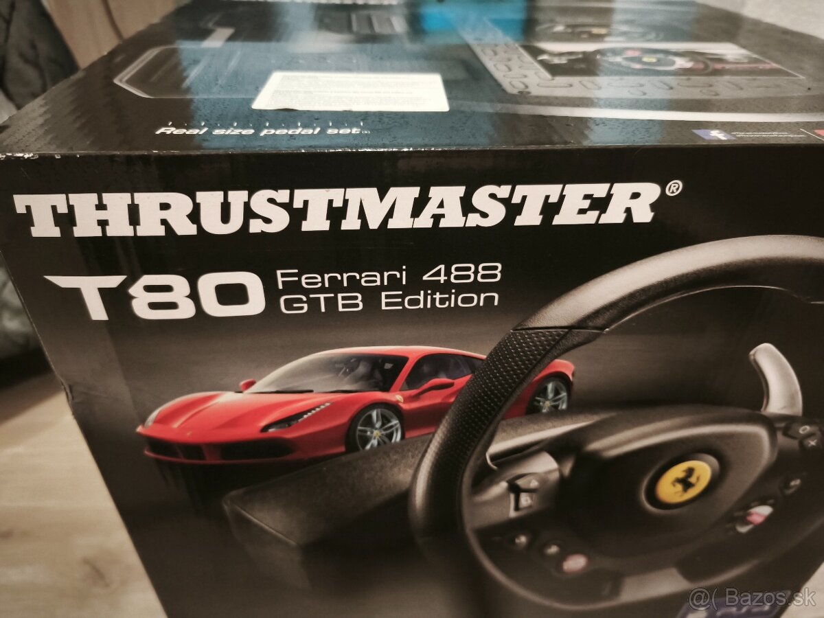 Thrustmaster Sada volantu a pedálů T80 Ferrari 488 GTB Editi