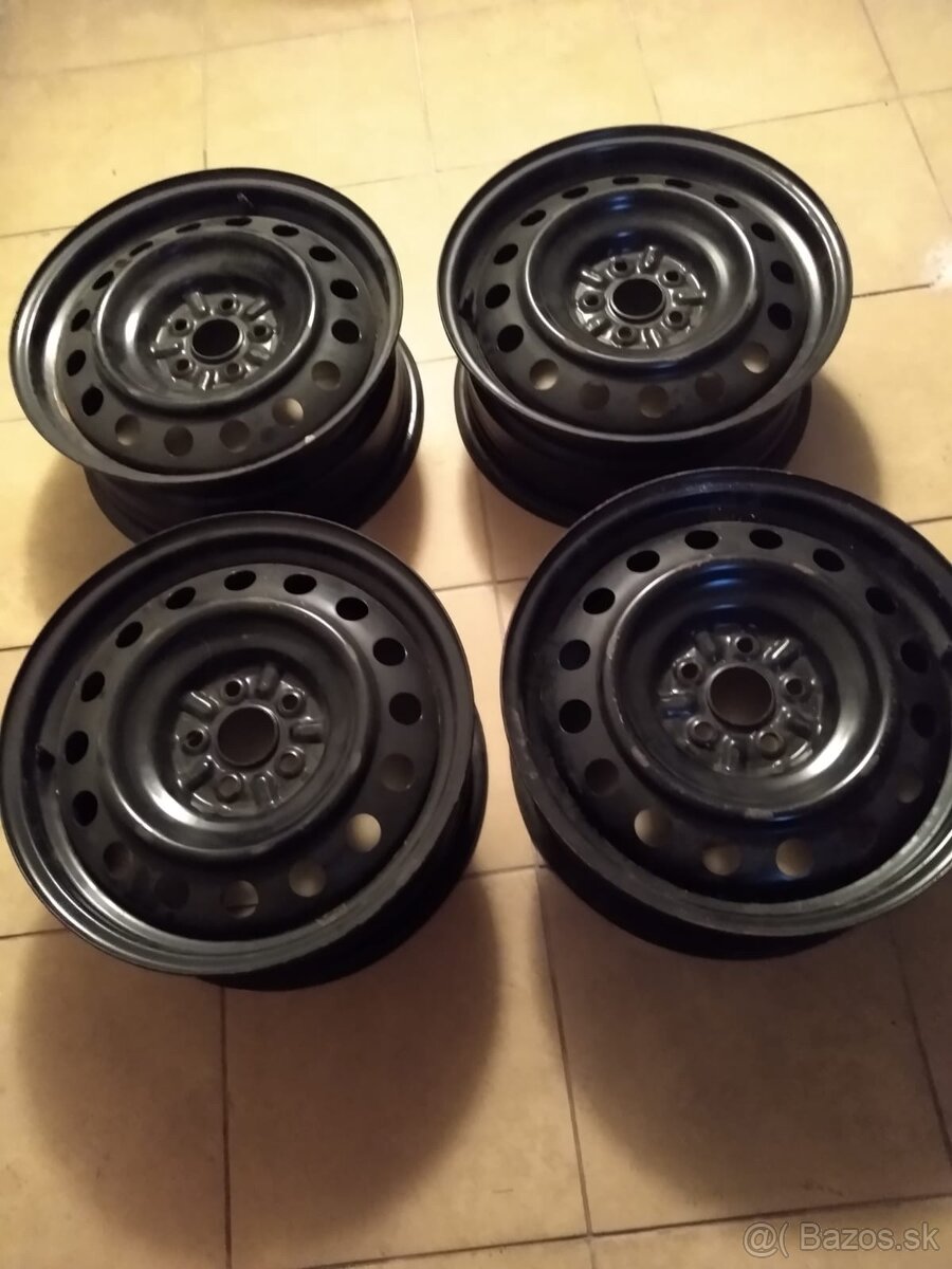 Plechové disky 5x100 R15 vw golf