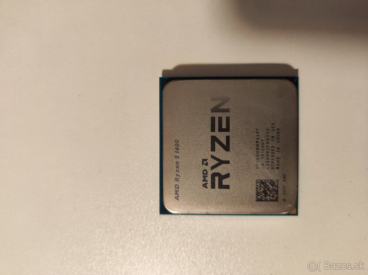 Predám AMD Ryzen 5 1600 AF (Pinnacle Ridge) s BOX chladičom