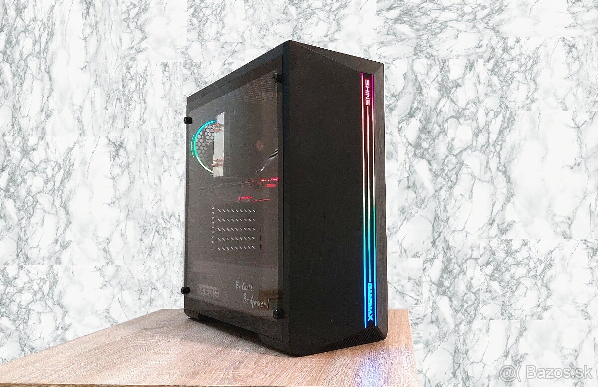 Herné pc 6jadro Ryzen 5 3600 3,60ghz/16GB/SSD/GTX1070 8GB