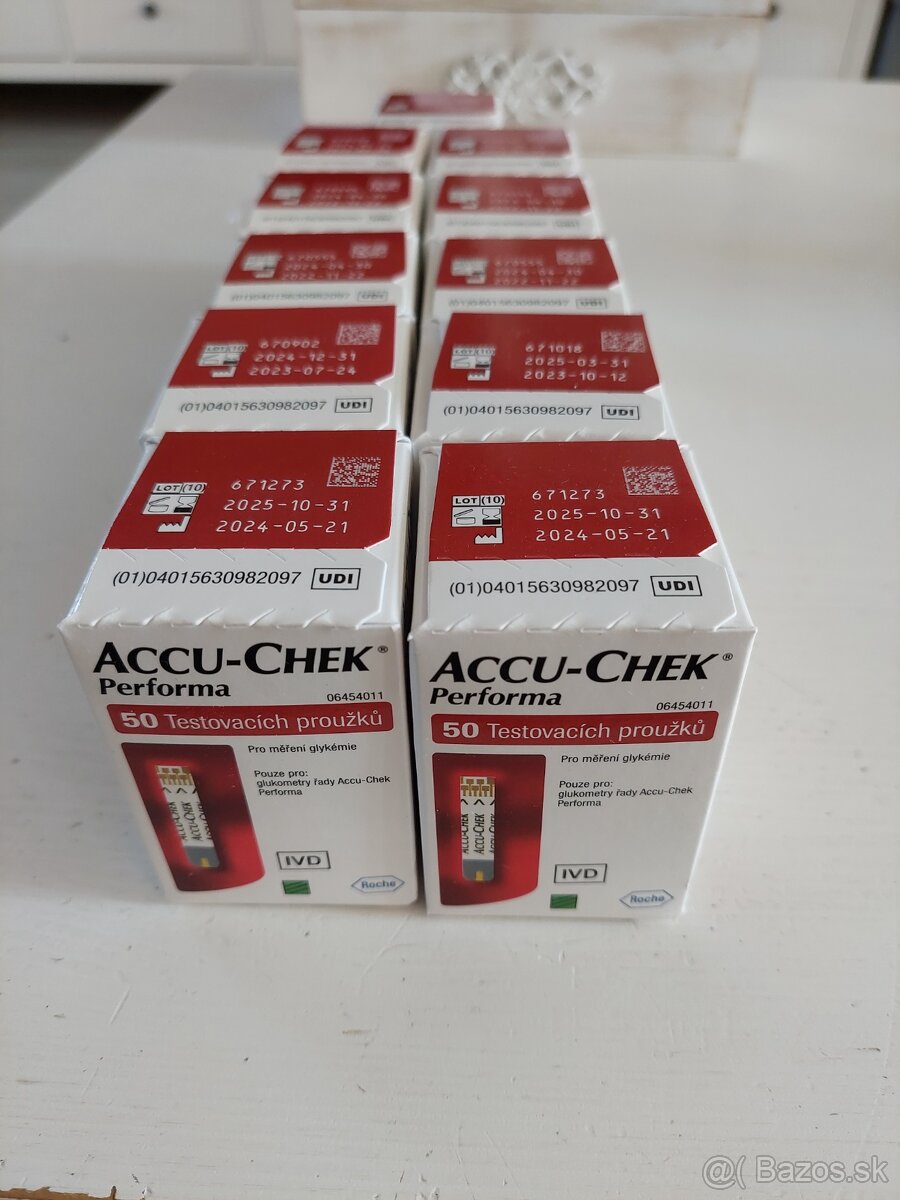 Testovacie pruzky accu-chek performa