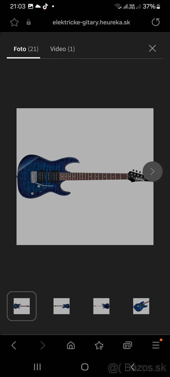 Elektricka gitara ibanez