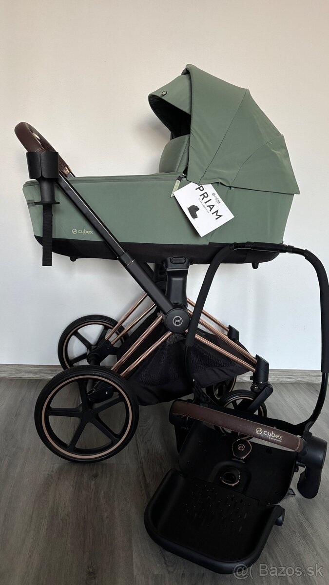 Cybex priam rose gold 4.0/leaf green v záruke