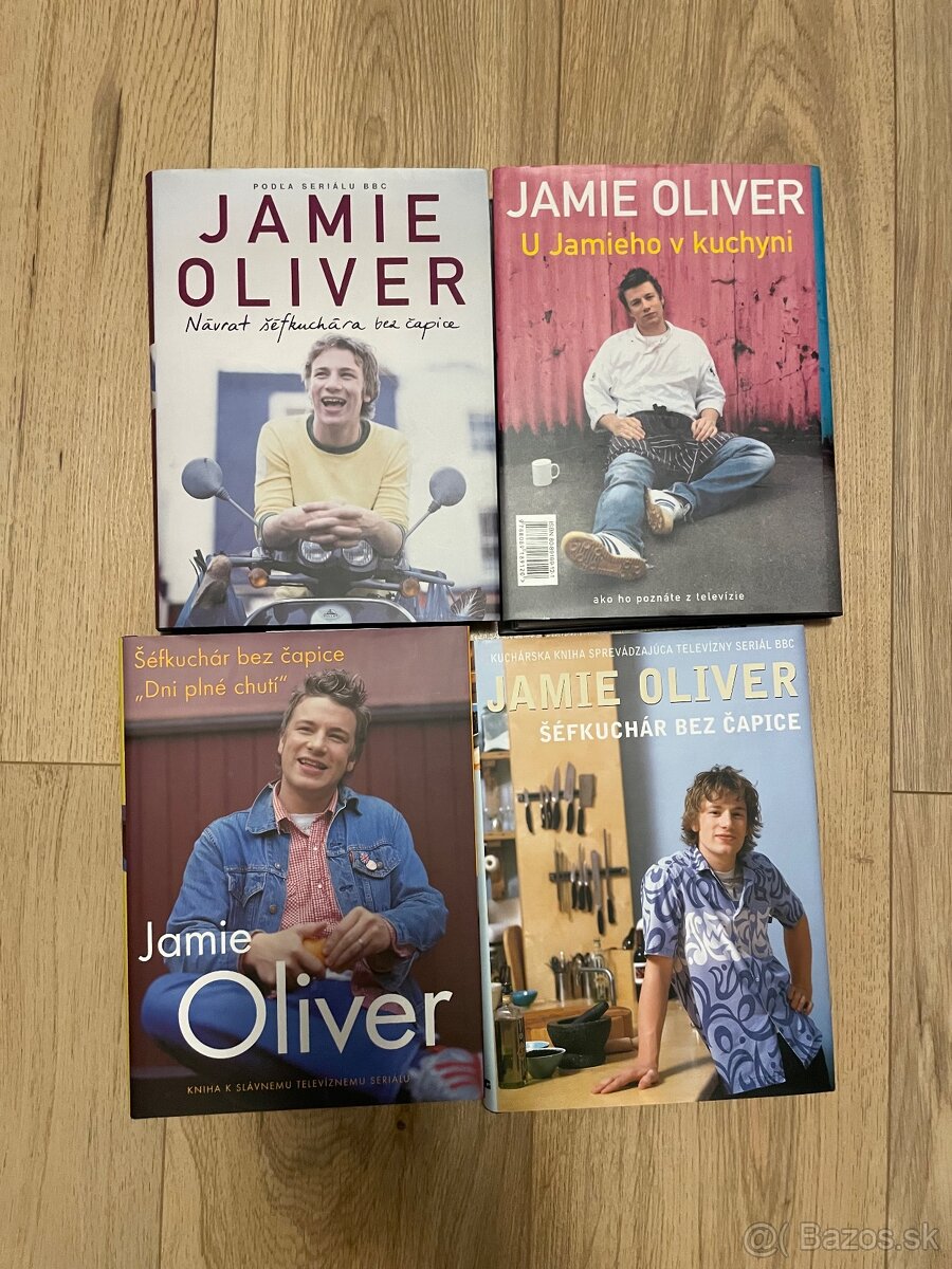 Kucharske knihy Jamie Oliver a mnoho dalsich 10€ vsetky