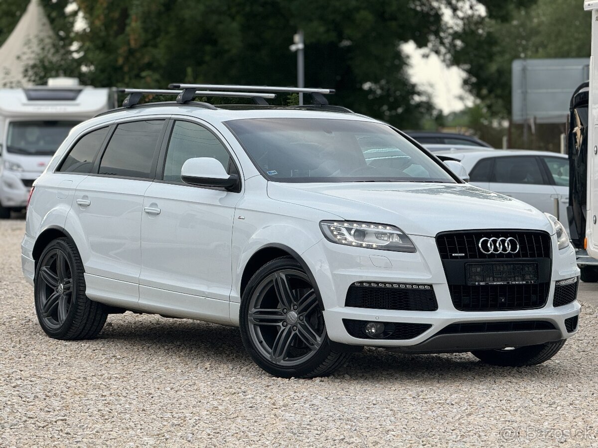 Audi Q7 3.0 TDI S-line Quattro 7 miestna, Panorama, Tazne