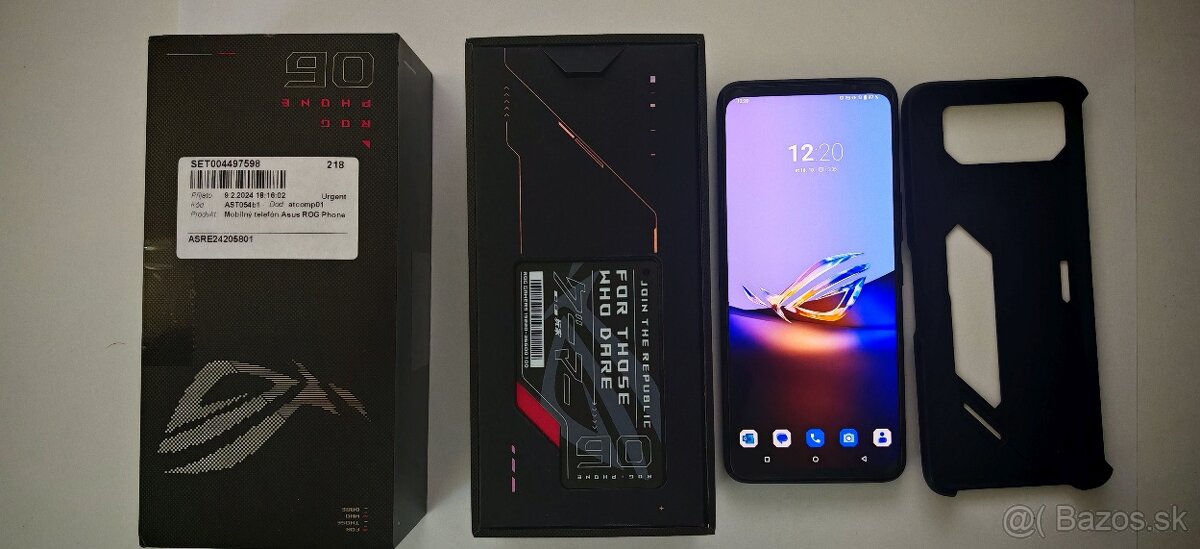 Asus ROG Phone 6D 12 GB/256 GB sivá