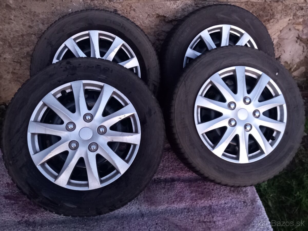 Zimne pneumatiky 195/65R15 plus disky