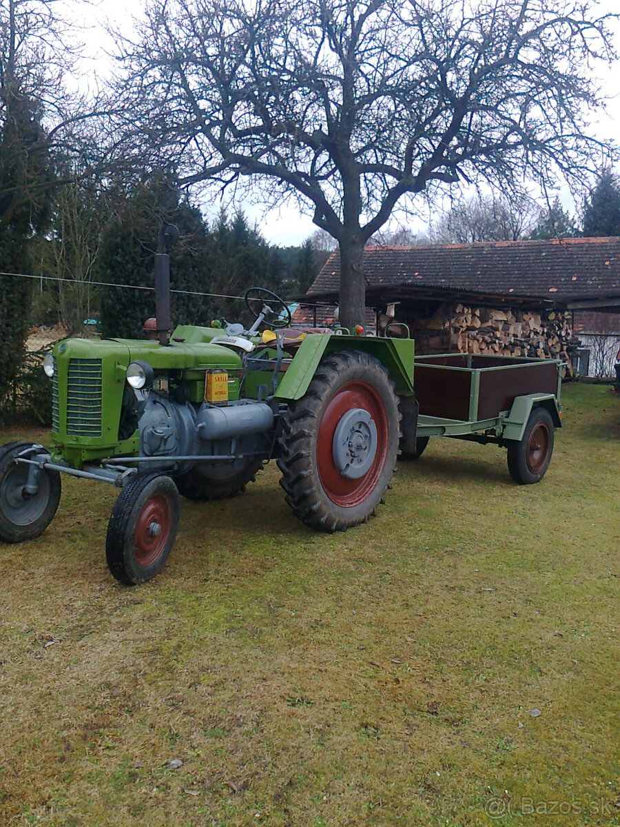 ZETOR 25 K TRAKTOR+VALNÍK-2 MAJITEL-SERVISOVÁNO