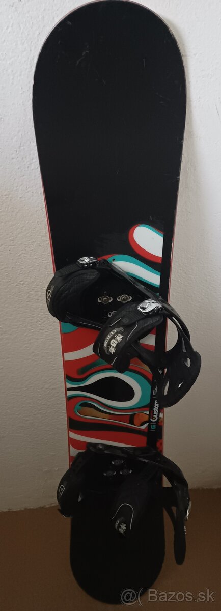 158 cm snowboard BURTON CUSTOM s viazanim Burton M