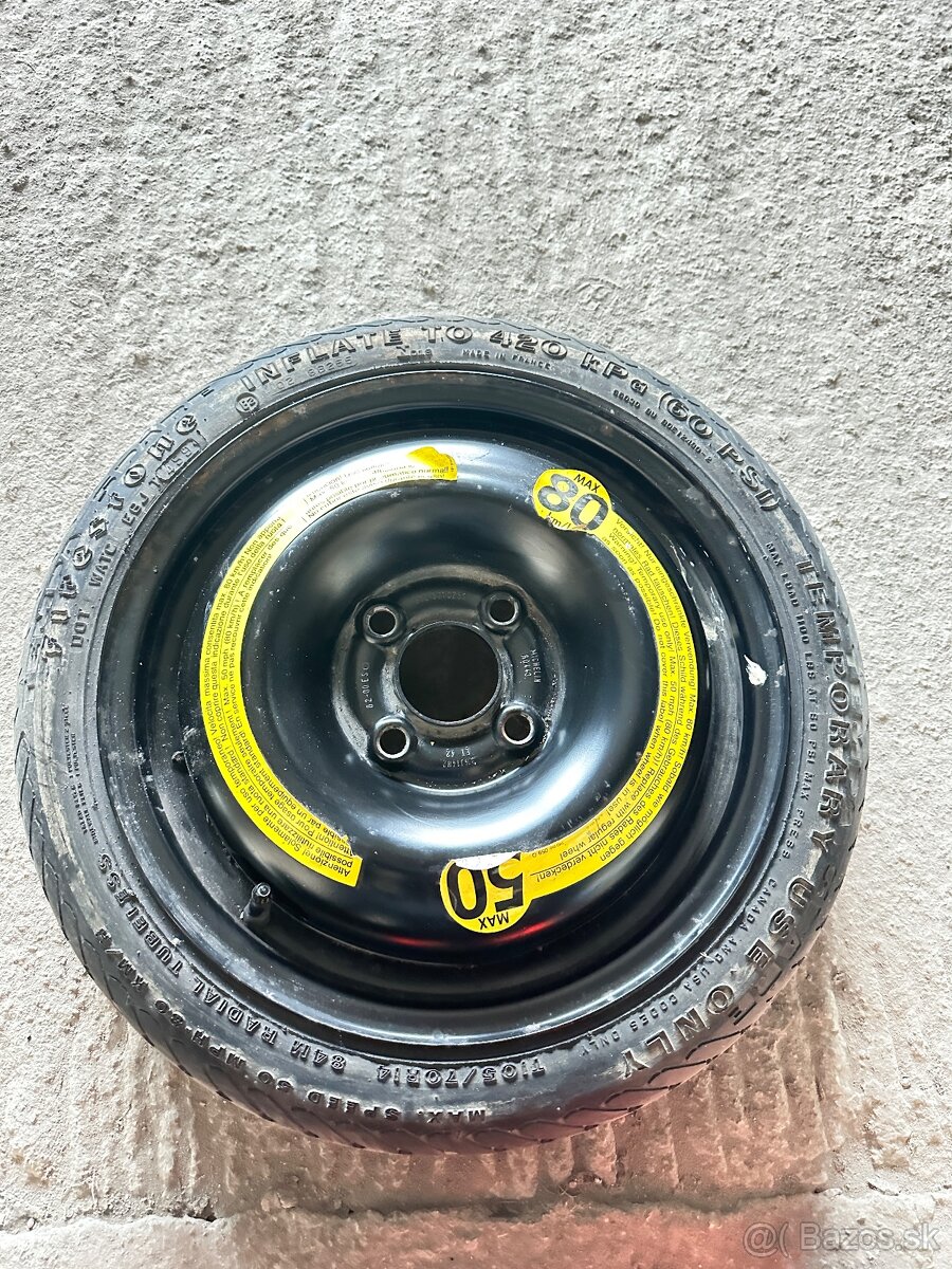 Rezerva 4x100 R14 originál