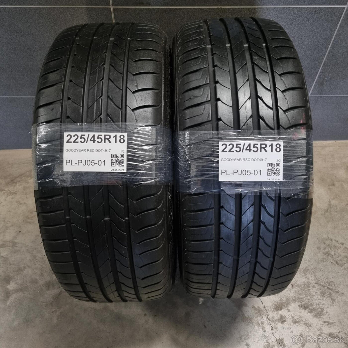 Letné pneumatiky 225/45 R18 GOODYEAR DOT4917