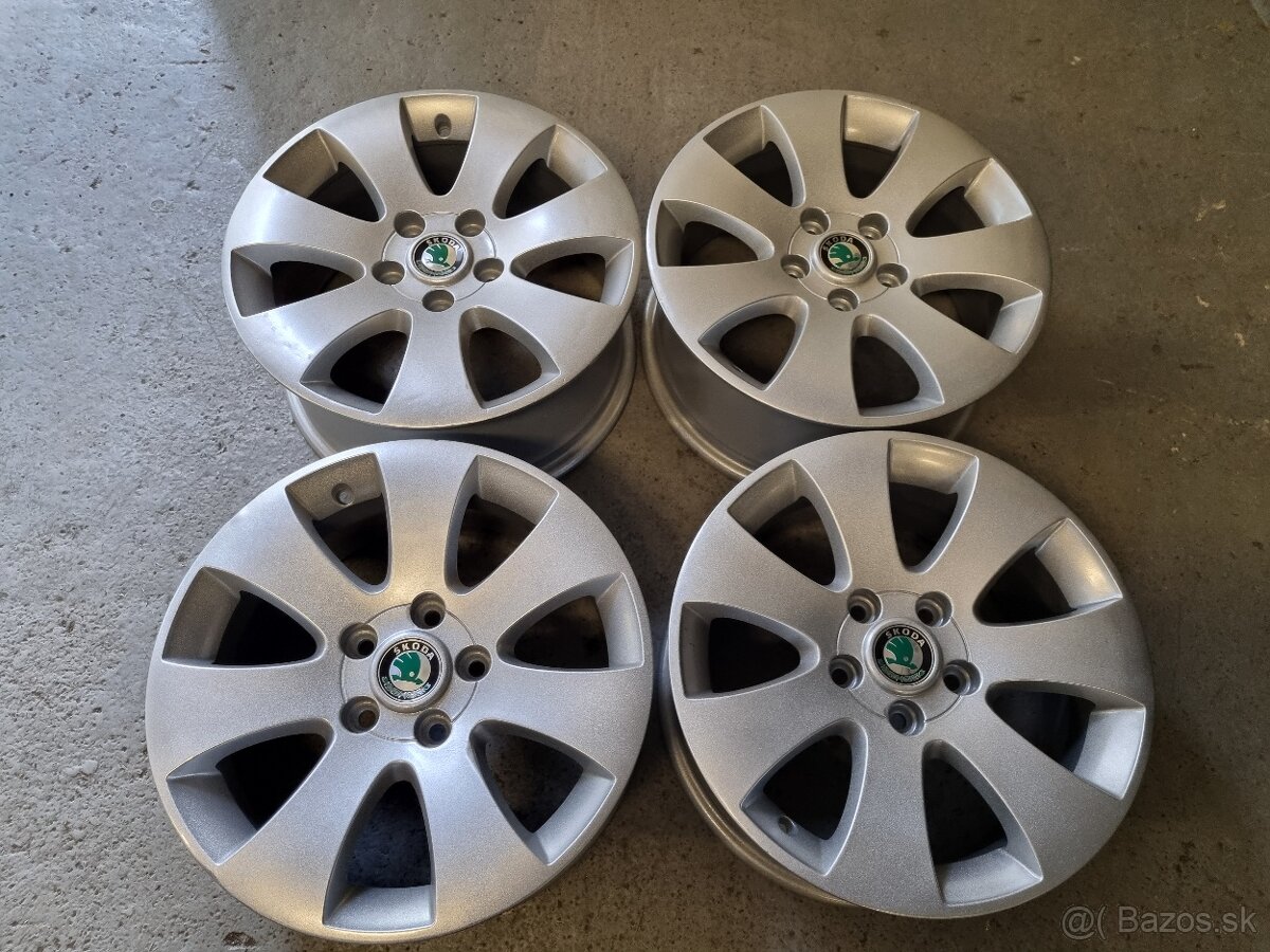 Originál ALU disky 5x112 R16 Škoda Superb 2