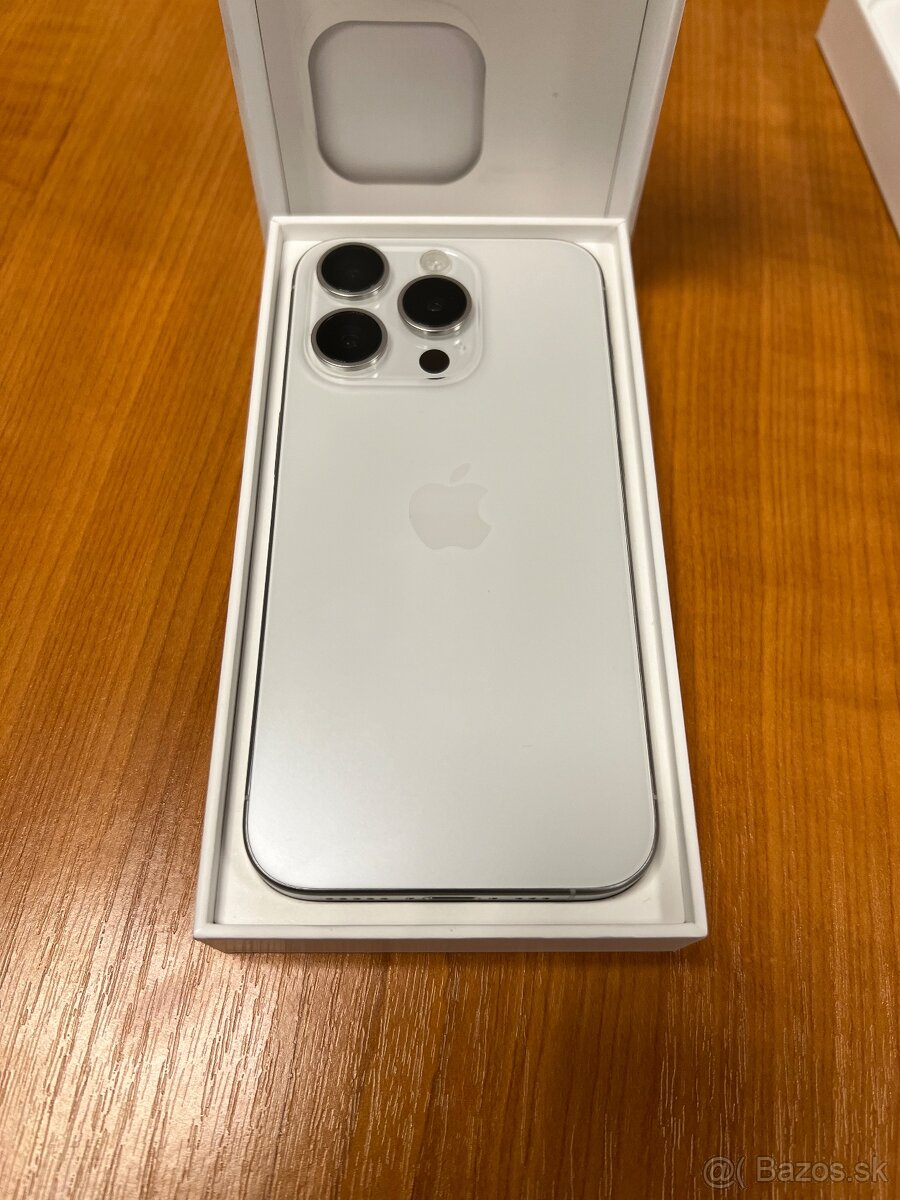 Apple iPhone 15 Pro White Titanium 256GB