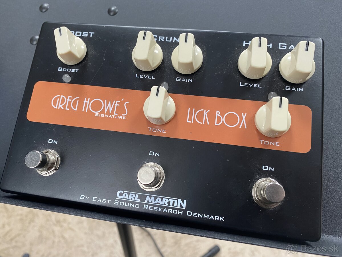 Carl Martin Lick Box Greg Howe sig