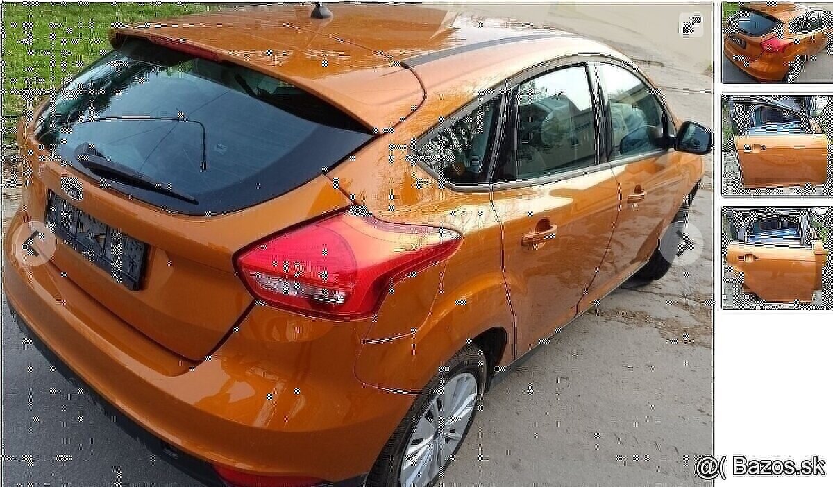 Ford Focus mk3 1.6 2018 predám PIATE DVERE, RIADENIE, DVERE,