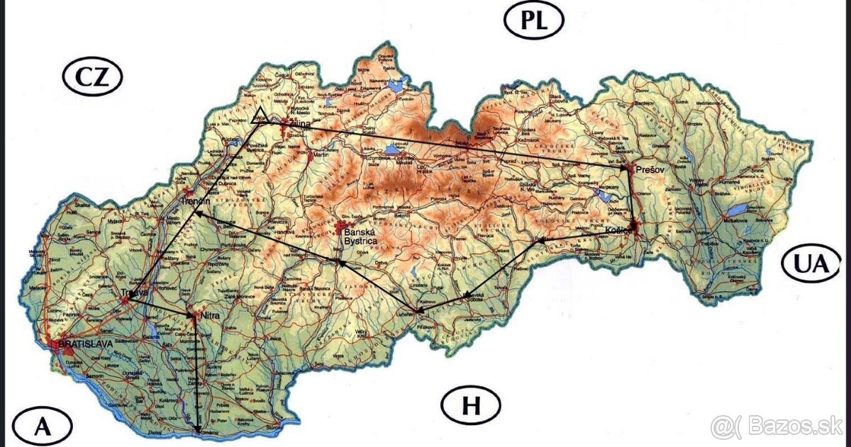 Fľaša Argón, Kyslík, Dusík, Pivoplyn, CO2 8l (200bar)