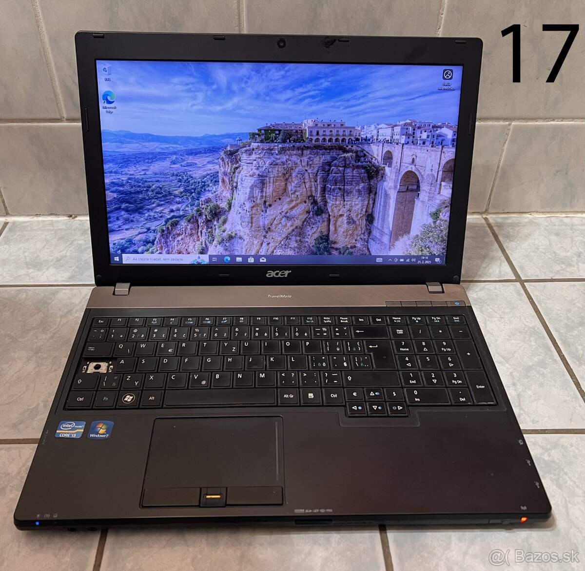 Acer Travelmate - i3-2350 - 4GB RAM - 500GB HDD