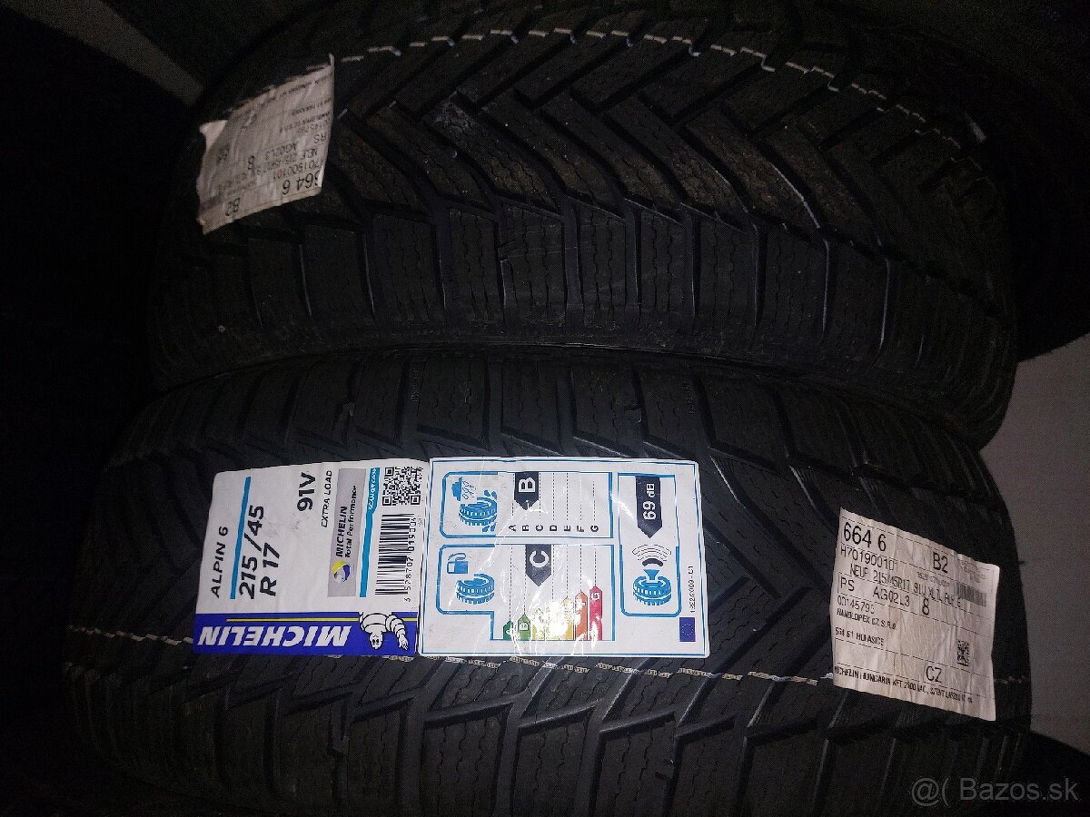 Michelin Alpin 6 , 215/45 r17