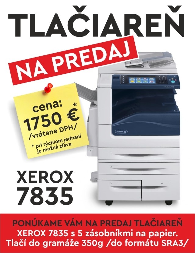 Multifunkčná tlačiareň XEROX 7835