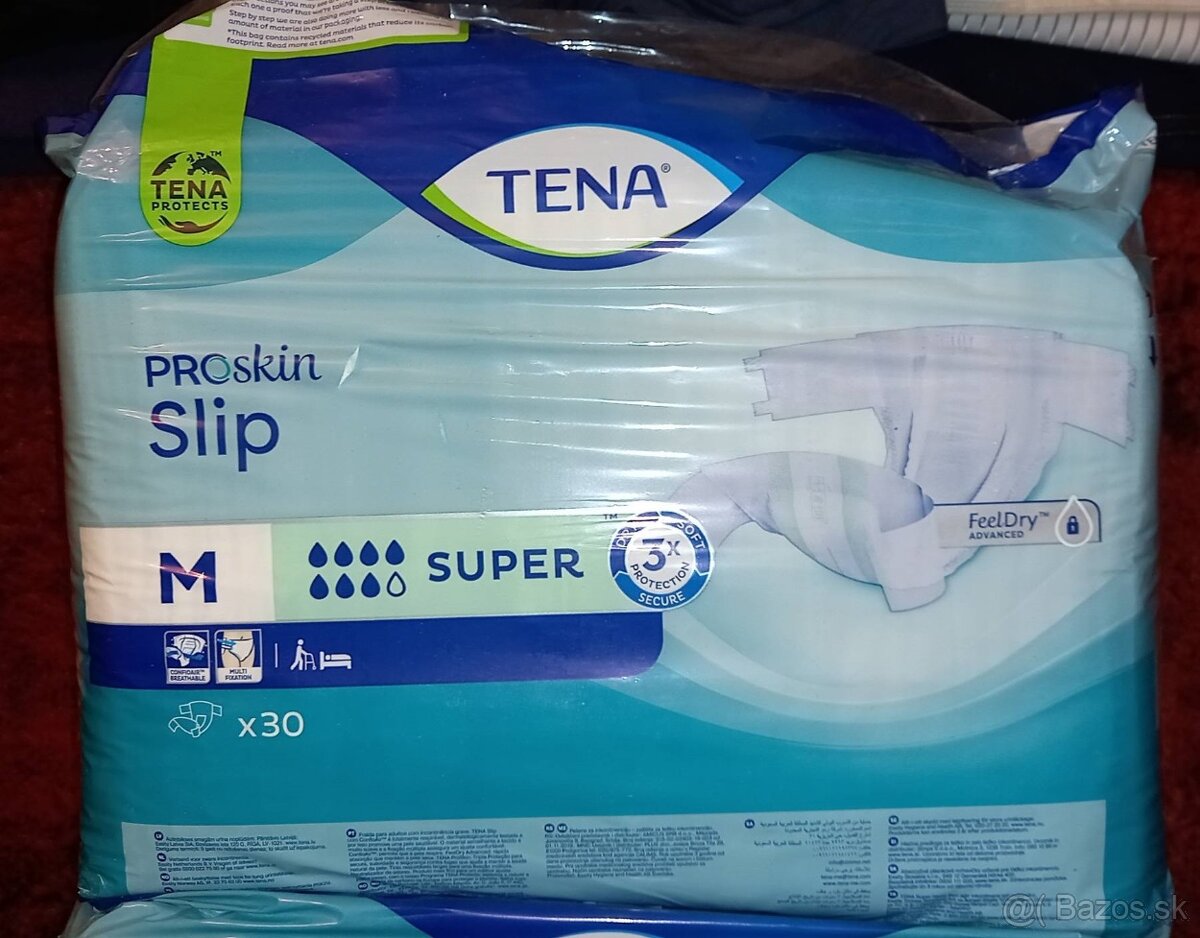 Plienkové nohavičky TENA Slip SUPER M 73-122cm - 54ks.